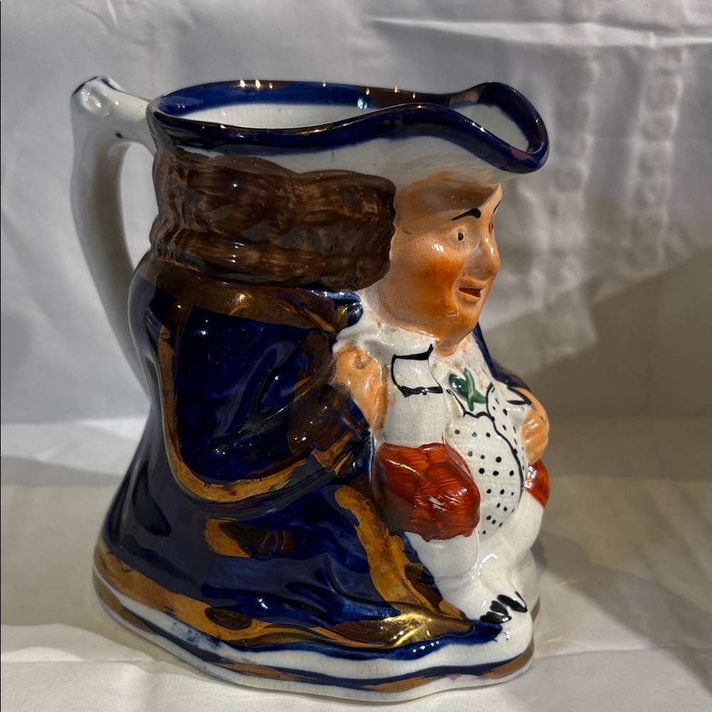 Toby Mug-Vintage Allerton's England China Toby Mug Pitcher